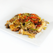 24. Pan Fried Bean Curd Wrap with Shrimp / 煎鮮蝦腐皮卷