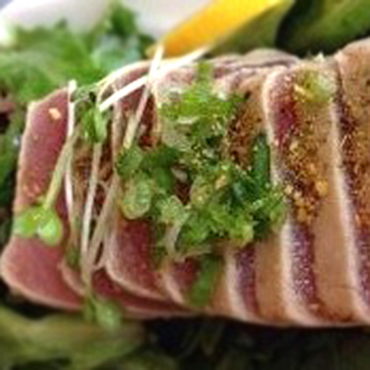 Tuna Tataki Salad Momo Sushi (1230 Robson St, Vancouver)