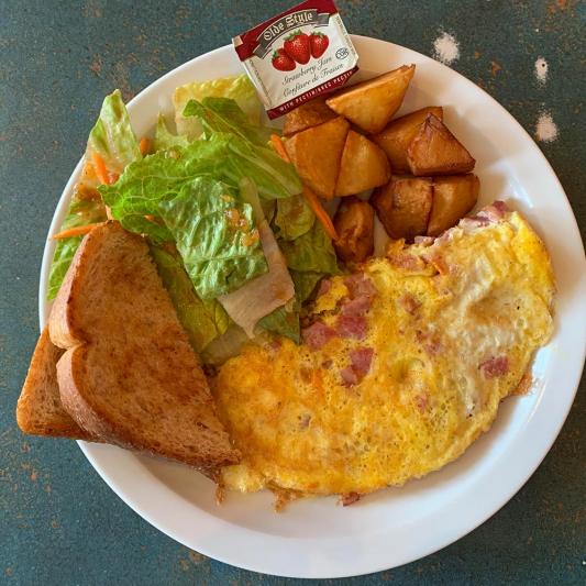 37. Ham and Cheese Omelette Java House