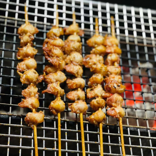 Chicken Gristle (5 skewers) 烤雞膝(辣) (5 串)