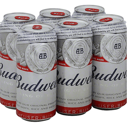Budweiser Tall Boy ( 6 Can) Blue River Pizza House