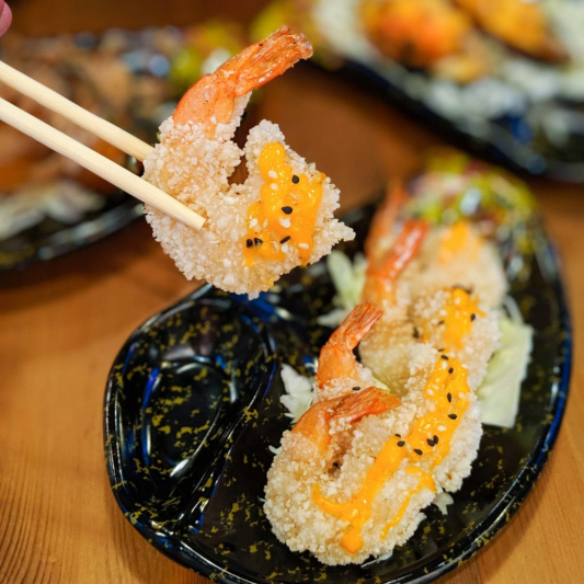 110. Spicy Ebi (Shrimp) (5 pcs) Mr Lu Japanese Street Food & Restaurant