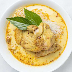 29a. Curry Chicken Vermicelli Noodle Soup / Bun Cari Ga
