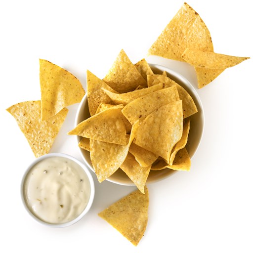 Chips & Queso Blanco (4oz) TacoTime