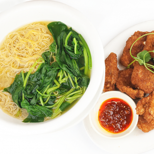 N3. Fried Pork Chop & Noodle Soup Burnaby Palace