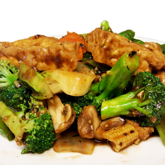 V6. Vegetables with Tofu in Black Bean Sauce Burnaby Palace