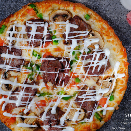 Steak Pizza My Forno Pizza
