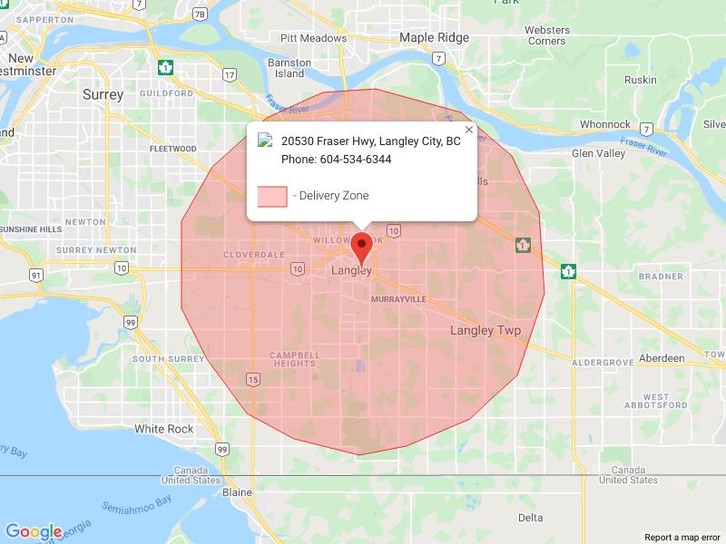 Location Ashoka India Restaurant Langley