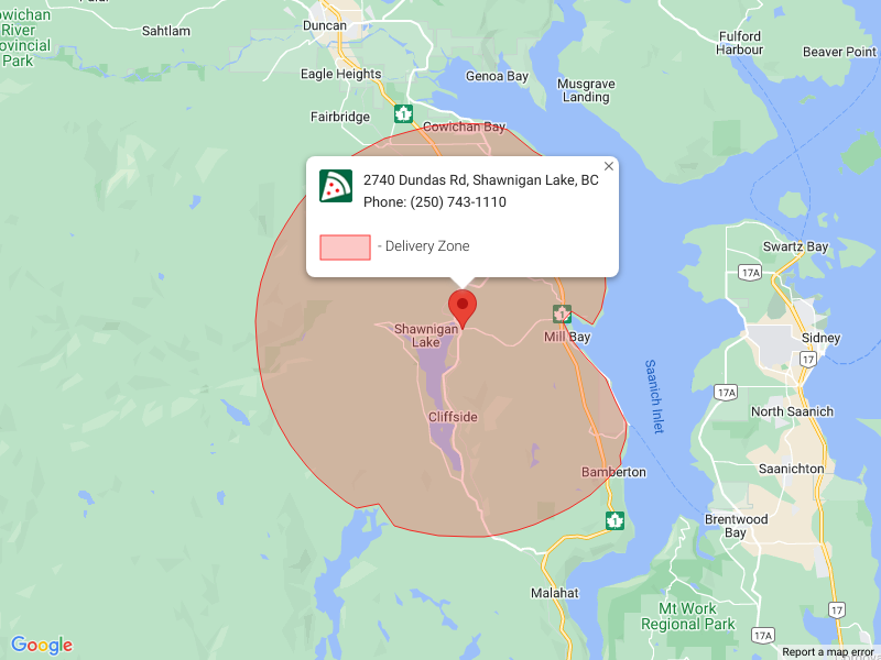 Location Shawnigan Lake